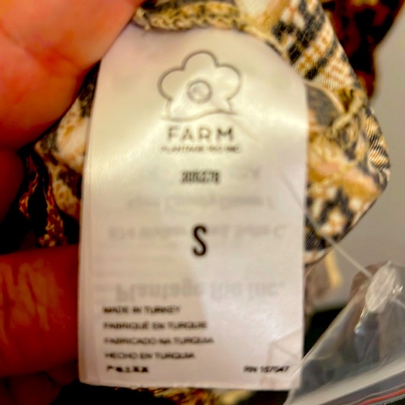 NWT Farm Rio Yawanawa Banana Lenzing Evovero Vanahu blouse - Picture 7 of 15